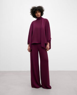 Total look monocolor burdeos