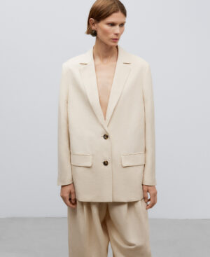 Total look chaleco lino